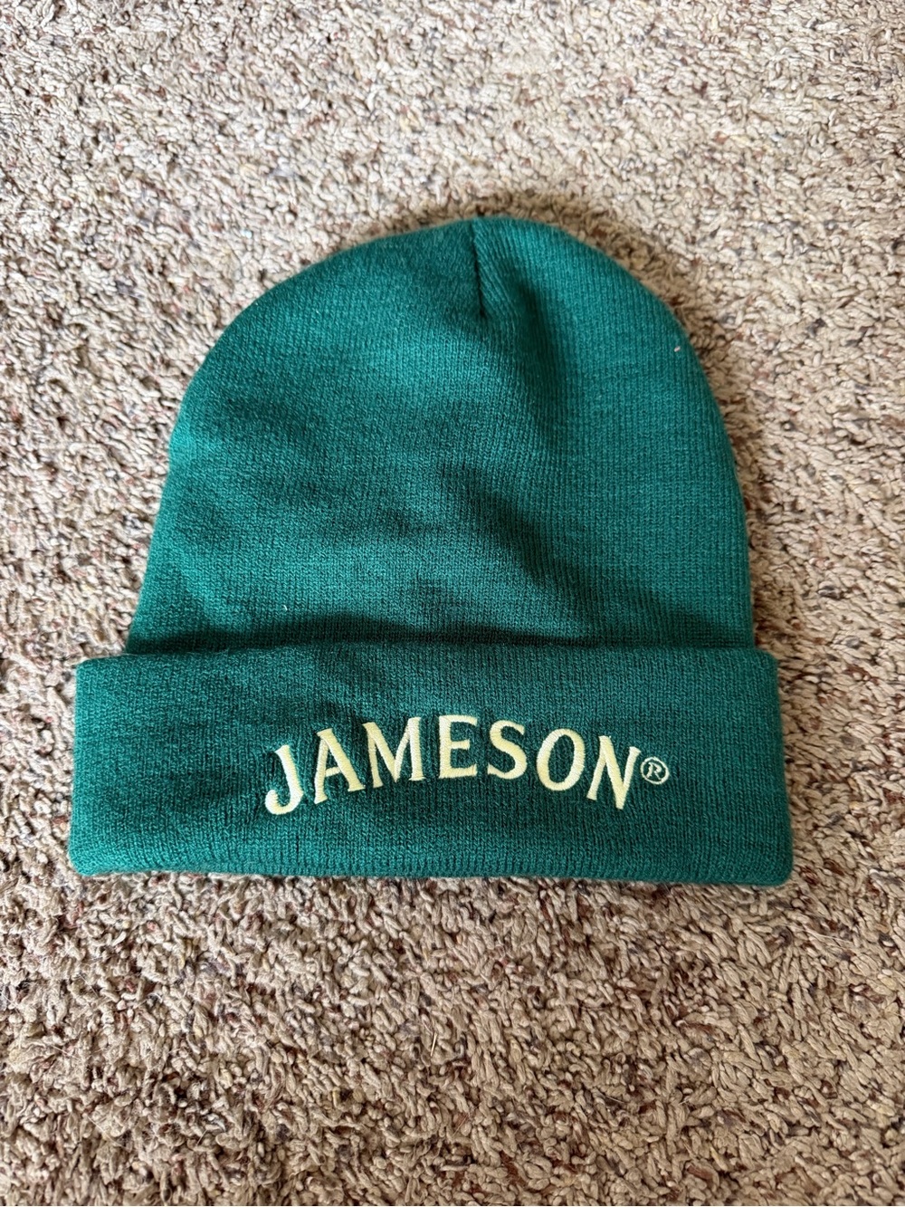 Jameson Green Knit Beanie Hat for Men